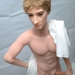 Men's Silicone Sex Doll - Holding Dildo